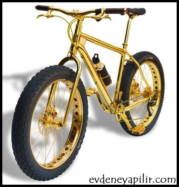 House of Solid Gold 24K Gold Extreme Dağ Bisikleti
