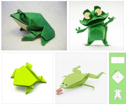 Kolay Origami Yapımı, Origami Örnekleri